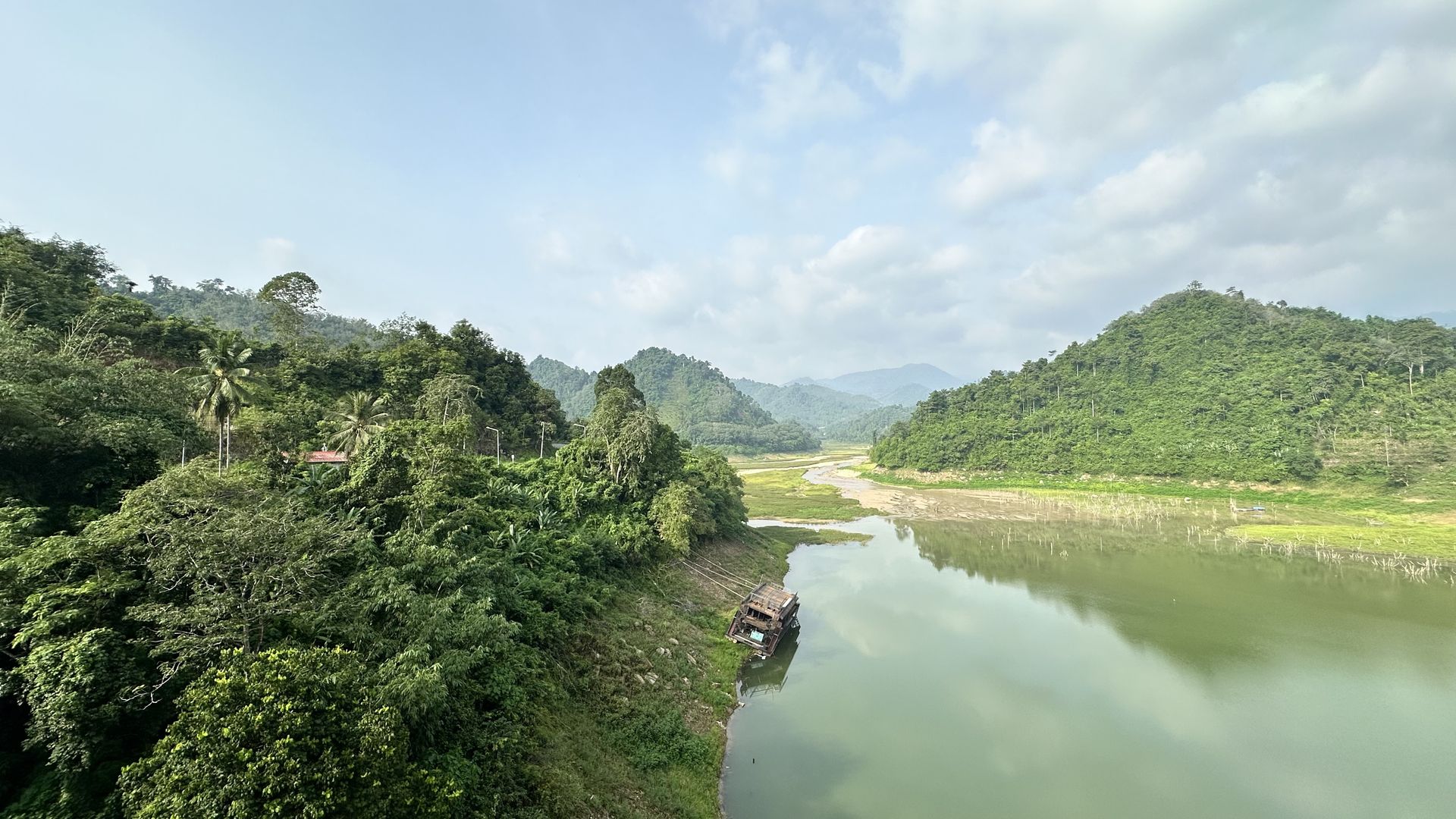 River through the South Thailand countryside
