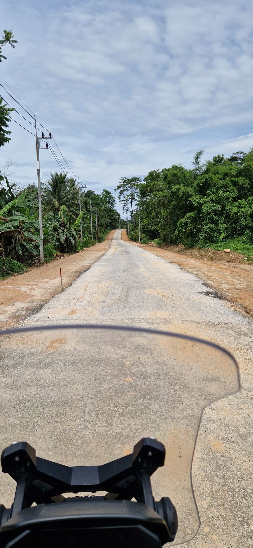 Road through the jungle in South Thailand