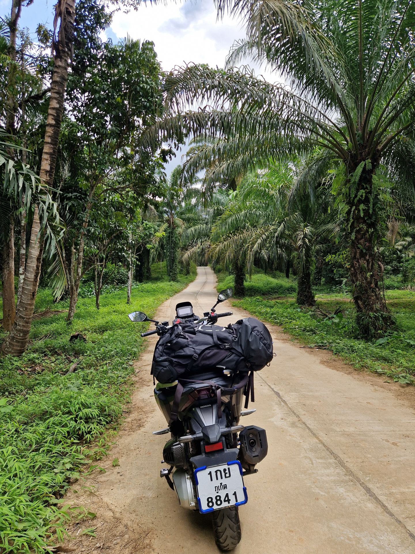 Road on day 2, Krabi to Kiriwong via Trang